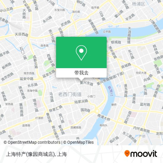 上海特产(豫园商城店)地图