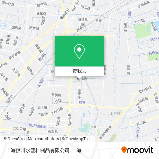 上海伊川水塑料制品有限公司地图