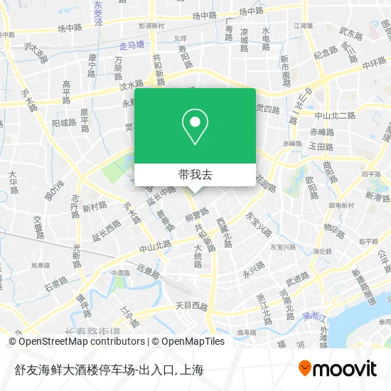 舒友海鲜大酒楼停车场-出入口地图