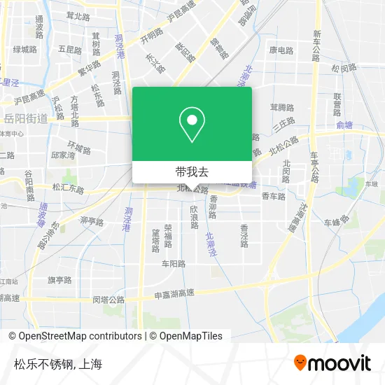 松乐不锈钢地图