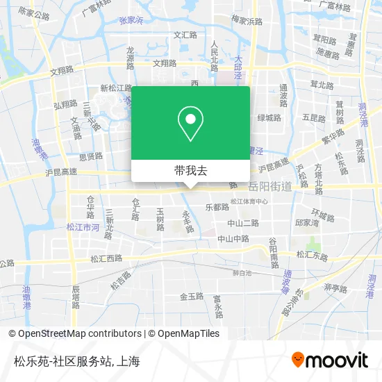 松乐苑-社区服务站地图