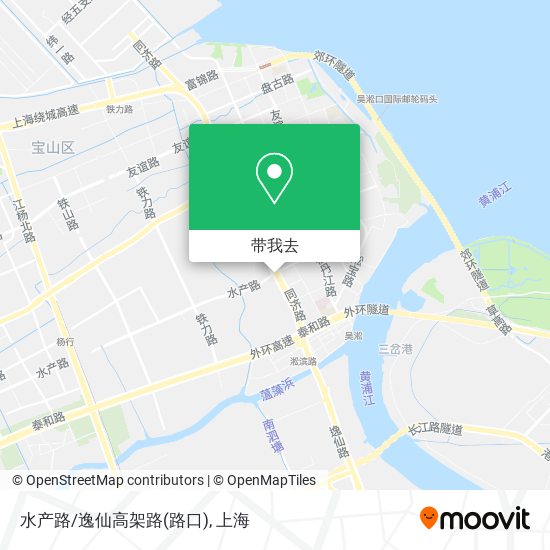 水产路/逸仙高架路(路口)地图