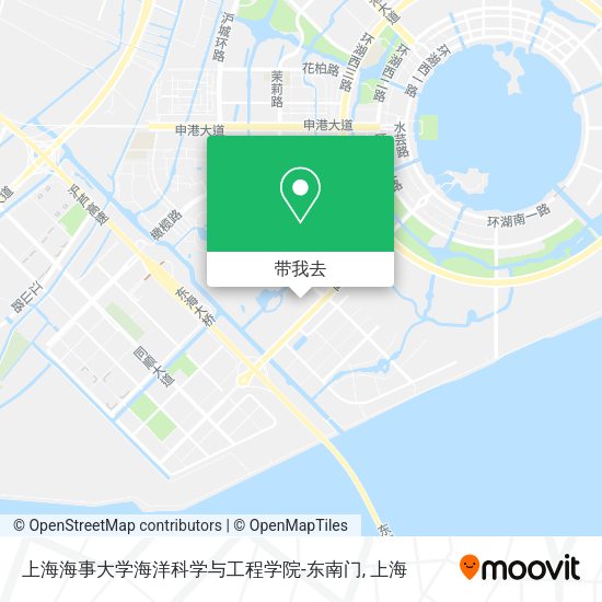 上海海事大学海洋科学与工程学院-东南门地图