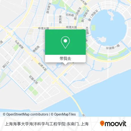 上海海事大学海洋科学与工程学院-东南门地图