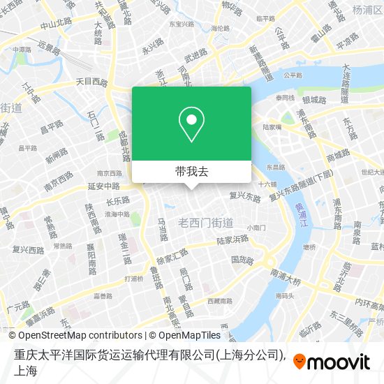 重庆太平洋国际货运运输代理有限公司(上海分公司)地图