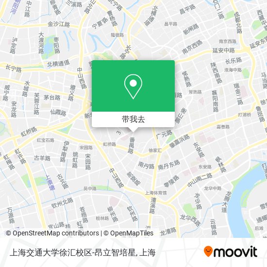 上海交通大学徐汇校区-昂立智培星地图