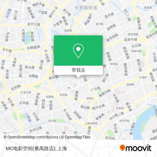 MC电影空间(番禹路店)地图