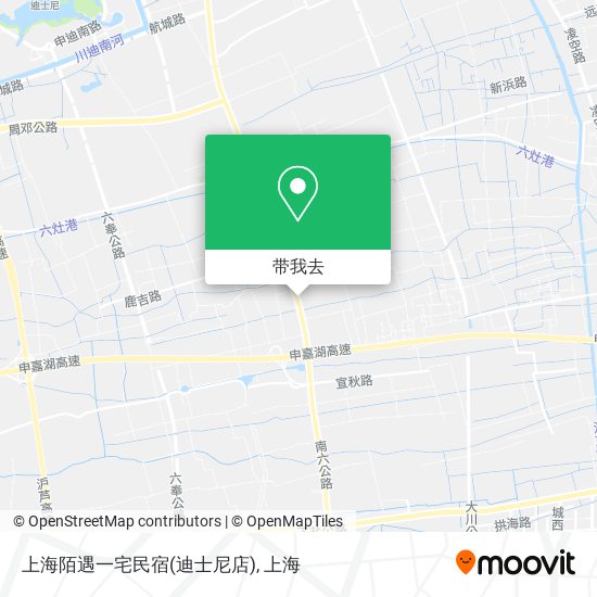 上海陌遇一宅民宿(迪士尼店)地图