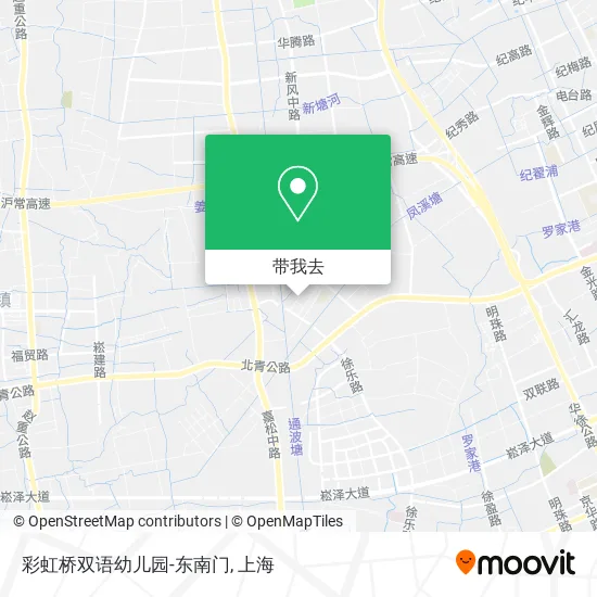 彩虹桥双语幼儿园-东南门地图
