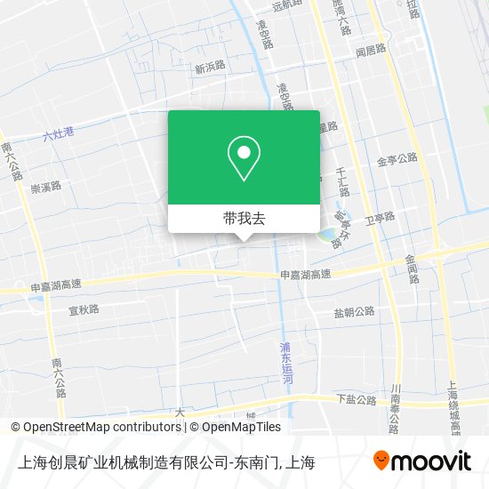 上海创晨矿业机械制造有限公司-东南门地图