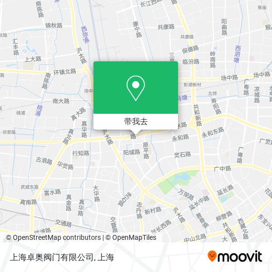 上海卓奥阀门有限公司地图