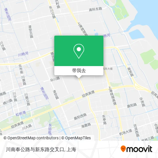 川南奉公路与新东路交叉口地图