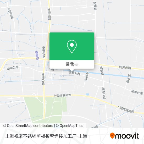 上海祝豪不锈钢剪板折弯焊接加工厂地图