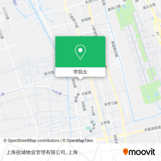 上海祝城物业管理有限公司地图