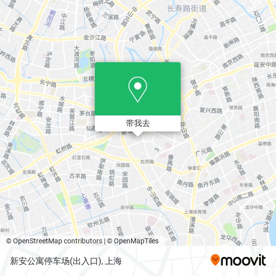 新安公寓停车场(出入口)地图