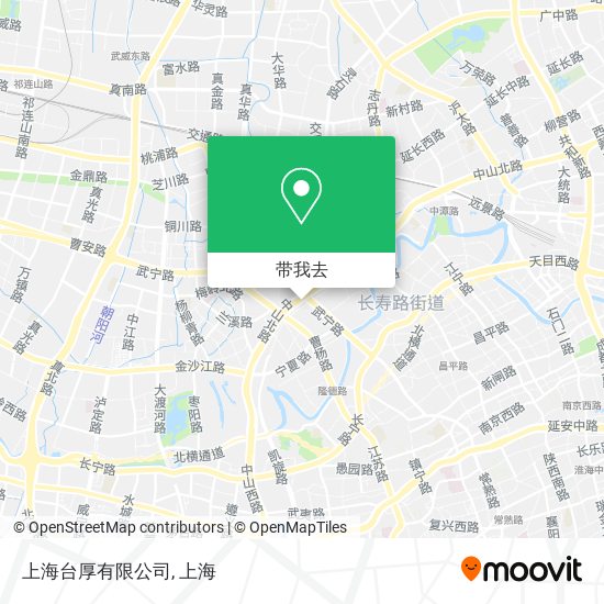 上海台厚有限公司地图