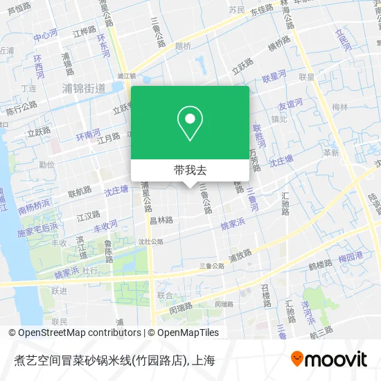 煮艺空间冒菜砂锅米线(竹园路店)地图