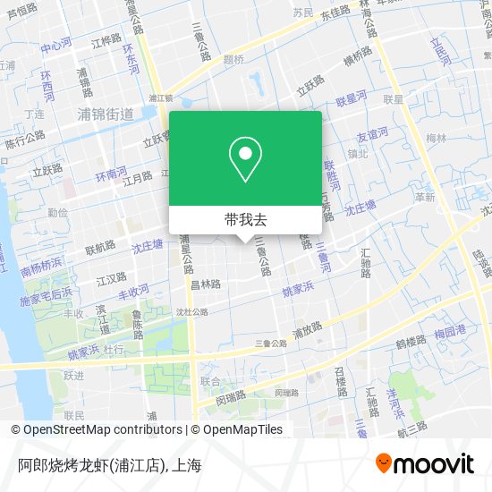 阿郎烧烤龙虾(浦江店)地图