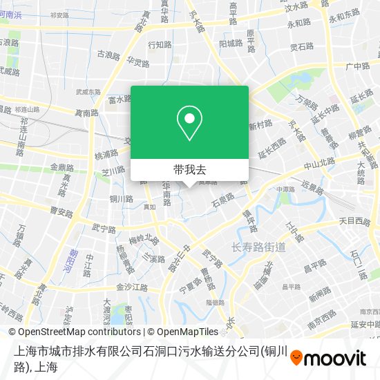 上海市城市排水有限公司石洞口污水输送分公司(铜川路)地图