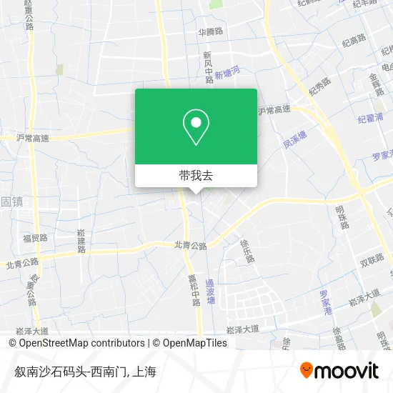叙南沙石码头-西南门地图
