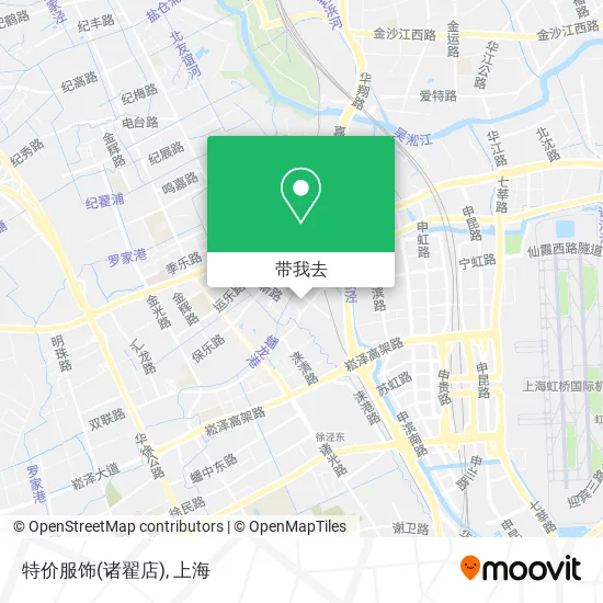 特价服饰(诸翟店)地图