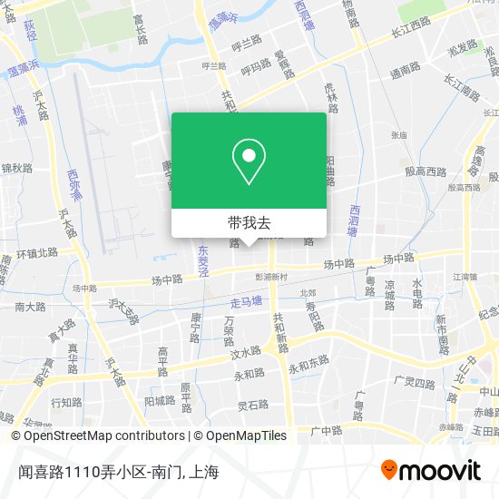 闻喜路1110弄小区-南门地图