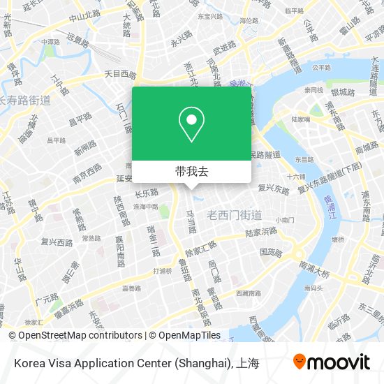 Korea Visa Application Center (Shanghai)地图