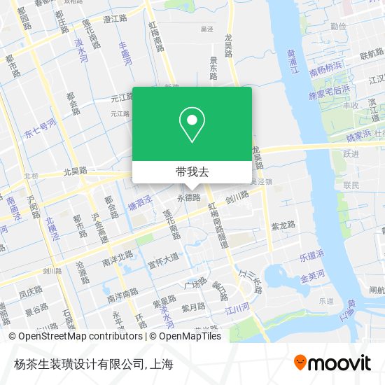 杨茶生装璜设计有限公司地图