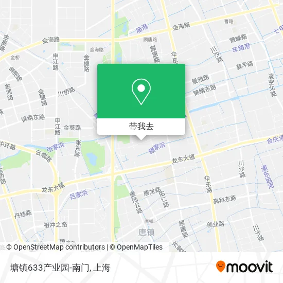 塘镇633产业园-南门地图