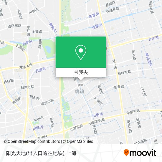 阳光天地(出入口通往地铁)地图