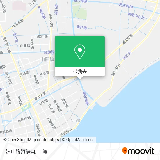 洙山路河缺口地图