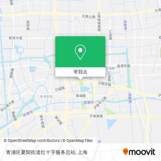 青浦区夏阳街道红十字服务总站地图