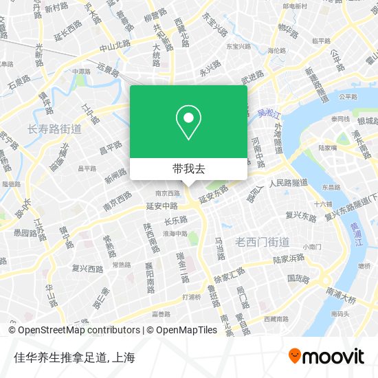 佳华养生推拿足道地图