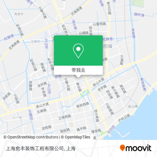 上海愈丰装饰工程有限公司地图