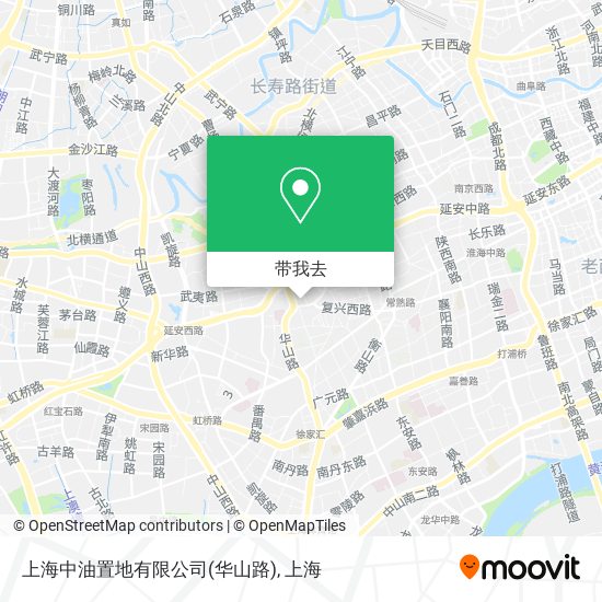 上海中油置地有限公司(华山路)地图