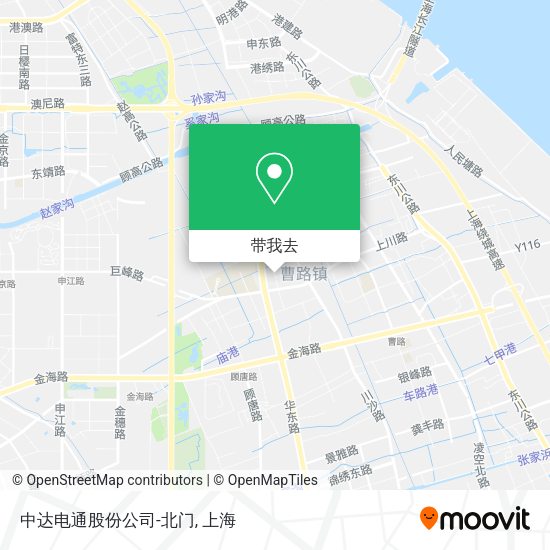 中达电通股份公司-北门地图