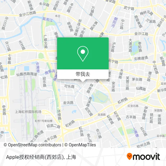 Apple授权经销商(西郊店)地图