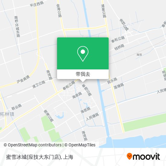 蜜雪冰城(应技大东门店)地图