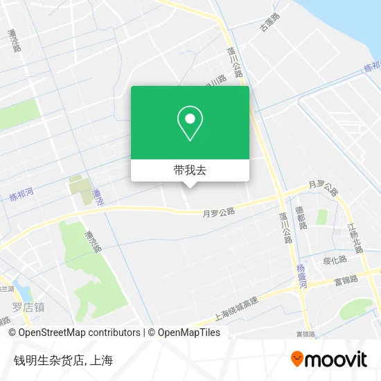 钱明生杂货店地图