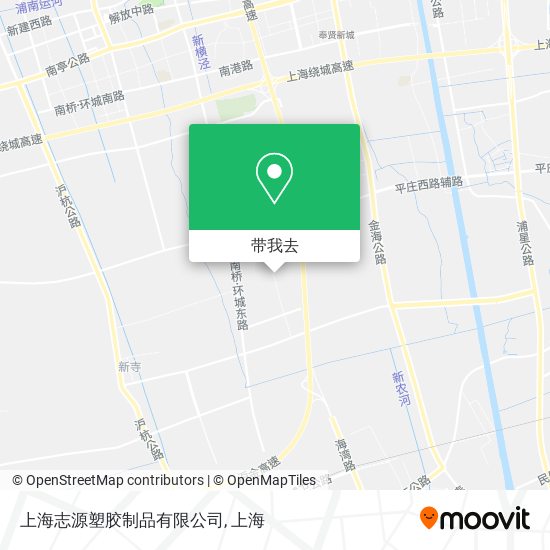 上海志源塑胶制品有限公司地图