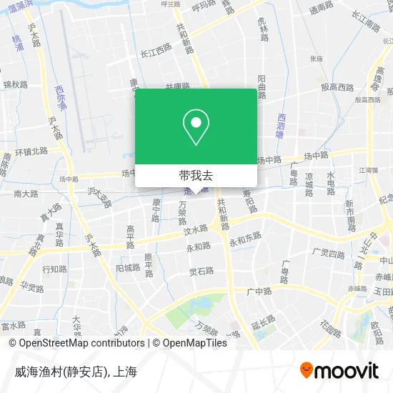 威海渔村(静安店)地图