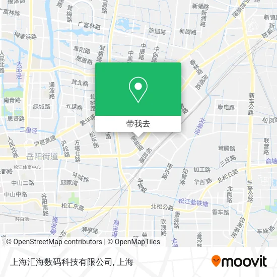 上海汇海数码科技有限公司地图