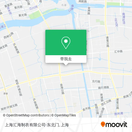 上海汇海制衣有限公司-东北门地图