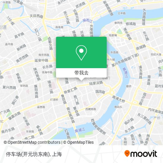停车场(开元坊东南)地图