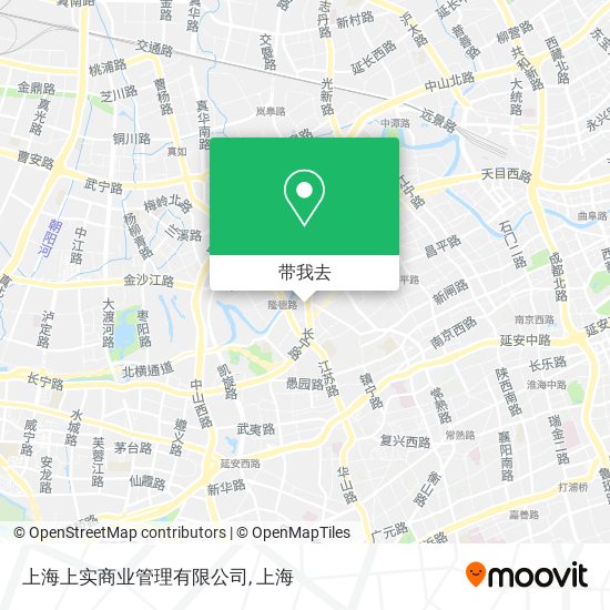 上海上实商业管理有限公司地图