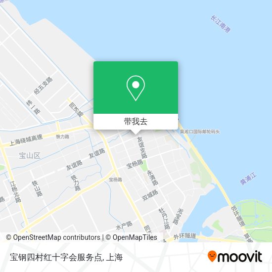 宝钢四村红十字会服务点地图