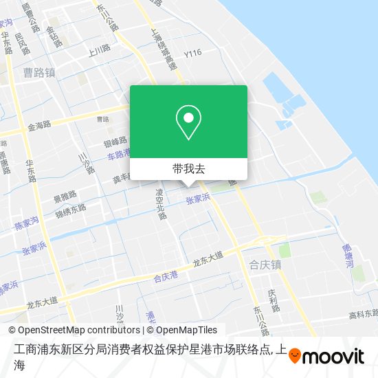 工商浦东新区分局消费者权益保护星港市场联络点地图