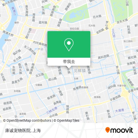 康诚宠物医院地图