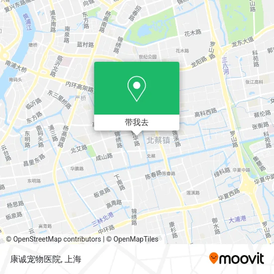 康诚宠物医院地图