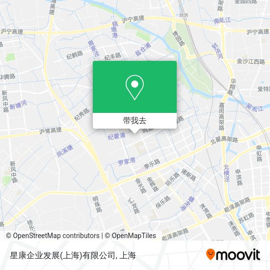 星康企业发展(上海)有限公司地图